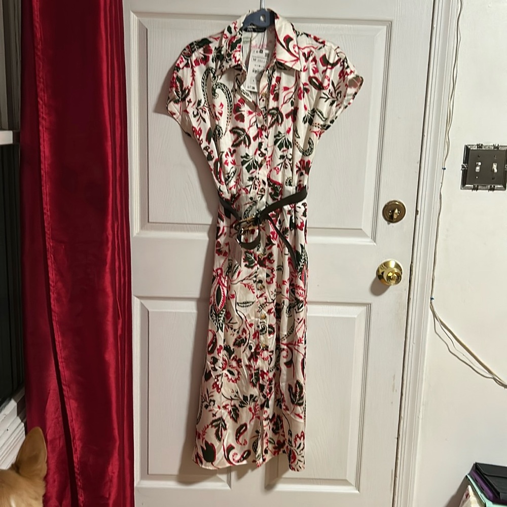 Zara flowers dress